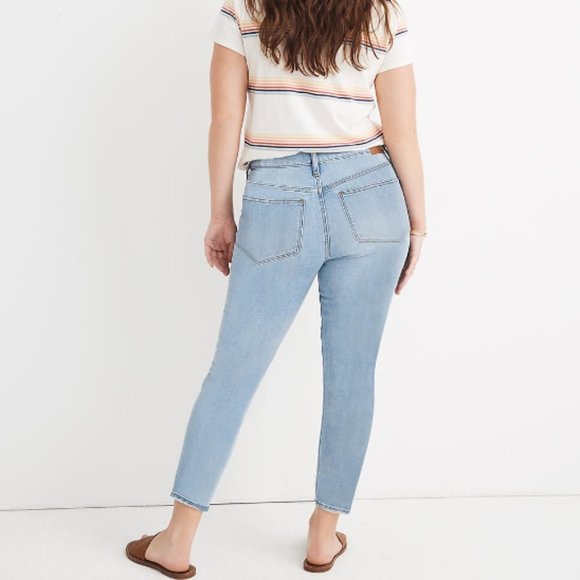 Madewell 9'' Button Front Skinny Crop Jeans - Picture 2 of 10